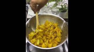 No Onion Garlic Recipes aloogobhi aloo nooniongarlicrecipe jainrecipe recipe navratrispecial [upl. by Pump]