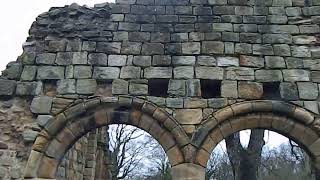 The historic Basingwerk Abbey Cistercian Monks Greenfield Holywell Flintshire Wales UK [upl. by Funch]