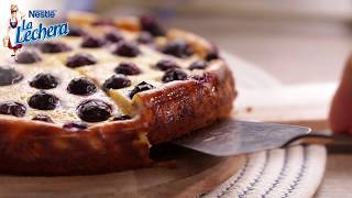 🍰 Tarta de queso con arándanos  Postres La Lechera [upl. by Skipton]