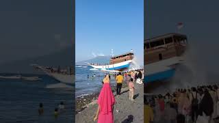 Fishing Boat launching ceremony [upl. by Grindlay]