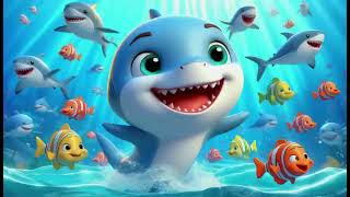 13 Baby Sharks Water Song 2  Splashing Fun Under the Sea for Kids [upl. by Cherrita784]