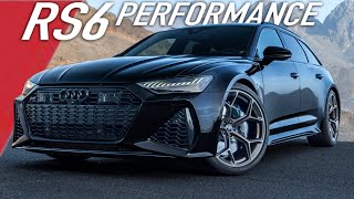 CLIMBING 2750M IN THE 2024 AUDI RS6 PERFORMANCE V8TT  Stunning views scenes and sounds [upl. by Aelc639]