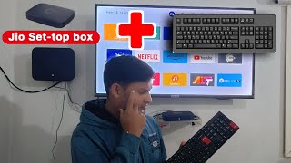 How to connect keyboard to jio setup box  Jio Fiber [upl. by Enyehc279]