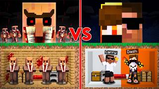 Scary Haunted Villagers vs Me in Minecraft ️‍🔥 [upl. by Ecyor493]