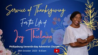 Thanksgiving Service for the life of Ivy Thielman  Oct 28th 2023  at 930 am [upl. by Sergo764]