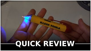 Klein Volt Tester NCVT2  Quick Review [upl. by Ecirahs]