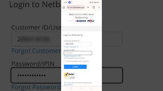 HDFC net banking kaise shuru kare  HDFC Bank netbanking login kaise kare  HDFC mobile banking [upl. by Eudosia]