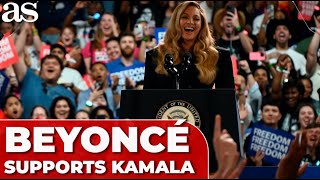 BEYONCÉ endorses KAMALA HARRIS in electrifying full SPEECH [upl. by Enirok]