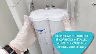 How to change the Progard® cartridge  MilliQ® highflow lab water system [upl. by Eenal]