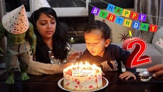 Beautiful Birthday Celebration amp Cake Cutting Ceremony  2nd Birthday [upl. by Rimola]