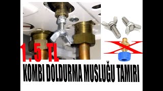 Demirdöküm Aden kombi Doldurma vanasımusluğu tamiri How to Repair your Combi water valve boiler [upl. by Shaver]