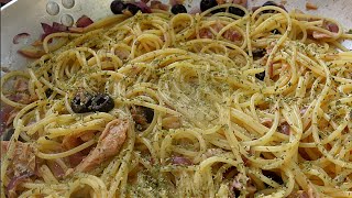 Cucina Italiana al massimo Spaghetti al tonno un esplosione di gusto in pochi minuti  Da provare [upl. by Burton]