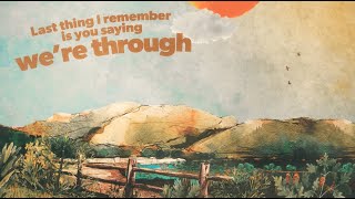 Pecos amp The Rooftops  Last Thing I Remember Official Lyric Video [upl. by Olleina267]