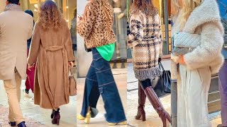 ITALIAN STREET FASHION WALK 🇮🇹 FALL WINTER 2024 STREET STYLE britishvogue voguegermany [upl. by Ragnar]