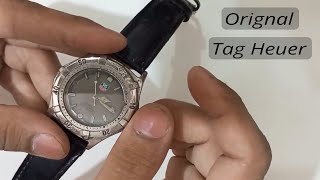 Tag heuer watch battery replace  how to change watch battery DIY [upl. by Annais]