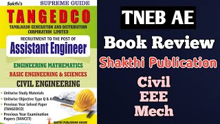 TNEB AE Book Review  Unboxing of Shakthi Publication TANGEDCO Book  AE Civil Engineering [upl. by Eiluj]