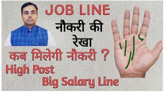 JOB कब मिलेगी  Govt job  Private job prediction in Palmistry  सरकारी नौकरी की हस्तरेखा [upl. by Woodsum]