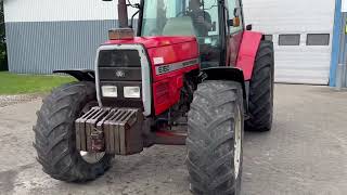 Massey Ferguson 6160 Dynashift traktor  Kapow Online Auctions [upl. by Naesed]