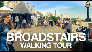 4K BROADSTAIRS KENT WALKING TOUR  Viking Bay to Charles Dickens Bleak House [upl. by Vershen]