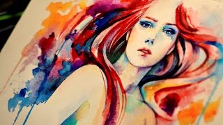 【WATERCOLOR  AIRBRUSH SPEEDPAINT】 The Last Dance [upl. by Talley]