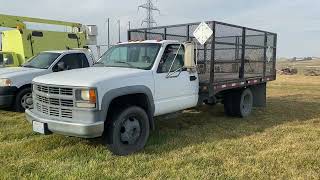 149C  2000 Chevrolet C3500 Cage Truck [upl. by Elacsap]