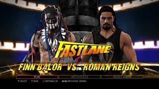 WWE 2K17 PS3  Finn BĂĄlor Demon VS Roman Reigns [upl. by Isac499]