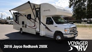 2016 Jayco Redhawk 29XK Class C Motorhome Video Tour  Voyager RV [upl. by Burnett347]