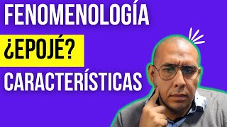 Fenomenología método de investigación características [upl. by Freeborn324]