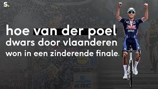 Zo won Mathieu van der Poel Dwars Door Vlaanderen 2022 [upl. by Cissy]