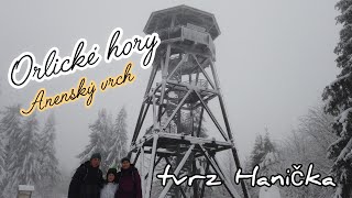 Orlické hory  Anenský vrch tvrz Hanička [upl. by Ilek]