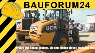 JCB Teleskoplader TM220  Walkaround  JCB Telehandler at recycling aktiv Demoshow [upl. by Aissatan239]