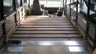 Bus Conversion Tiny House 11 Insulating Floor with Rigid Foam [upl. by Uela]