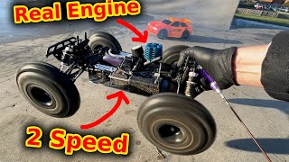 Dirt cheap REAL engine powered RC car [upl. by Ettie688]