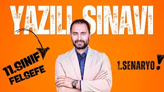 11SINIF FELSEFE 1DÖNEM 1YAZILI SINAVI 1SENARYO  PDF [upl. by Ck]