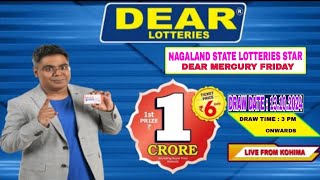 DEAR LOTTERY STAR DEAR DAY 3 PM 13102024 NAGALAND STATE LOTTERIES STAR [upl. by Worden]