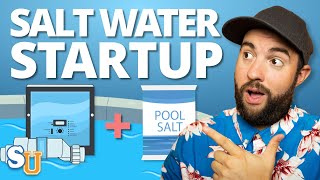 How to Start Up a SALT WATER POOL  Swim University [upl. by Ynatsed]