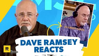 She Has 35 Credit Cards Dave Ramsey Reacts to Dave Ramsey’s Advice [upl. by Bibeau98]