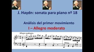 Sonata para piano nº 18 de J Haydn Análisis del primer movimiento [upl. by Matejka394]