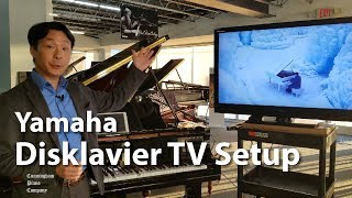 How to display Yamaha Disklavier TV on a separate TV  Cunningham Piano [upl. by Clarke]