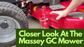 Massey Mower Deck Safety and Adjustments [upl. by Zusman]