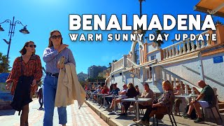 Benalmadena Spain Warm Sunny Day Update March 2023 Costa del Sol  Málaga 4K [upl. by Mraz791]