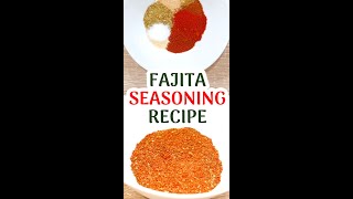 Homemade Fajita Seasoning Recipe  SpiceRally [upl. by Nahtnoj]