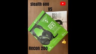 Turtle Beach Recon 200 VS Stealth 600 [upl. by Kerge]