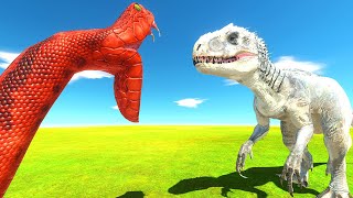 INDOMINUS REX vs Every Carnivore  Animal Revolt Battle Simulator [upl. by Llemmart]