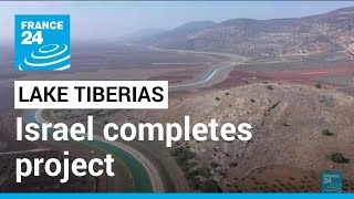 Lake Tiberias Israel completes impressive project • FRANCE 24 English [upl. by Ydnab]