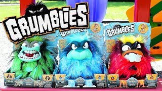 GRUMBLIES toy Epic MELTDOWN guaranteed Unboxing and review on Grumblies Hydro Scorch and Tremor [upl. by Ialohcin]