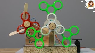 Cómo Hacer una Máquina de Burbujas con Fidget Spinners [upl. by Artek]