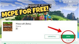 How to Get Minecraft Pocket Edition For FREE Playstore [upl. by Lajet299]