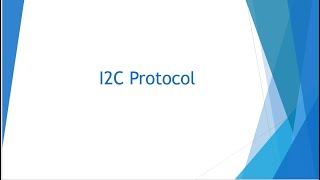 The I2C Protocol [upl. by Tedie200]