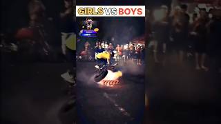 GIRLS 🆚 BOYS 😂🔥 girls vs bike riding bikelover shortfeed shortsvideo trendingshorts [upl. by Murage]